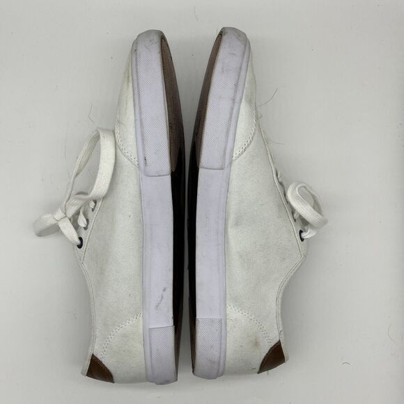 Tommy Hilfiger Pandora Sneakers White Blue Canvas Lace-Up Shoes - Size 11 - Picture 5 of 8